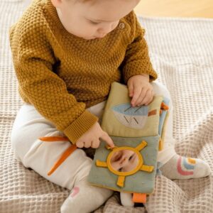 Мягкая игрушка-книжка с подвесом FEHN Овечка 12