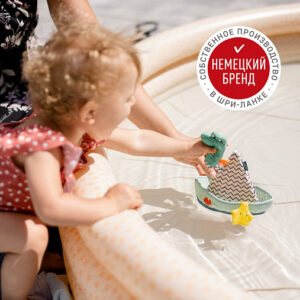 Игрушка для ванны FEHN лодка и пальчиковая игрушка Крокодил 9