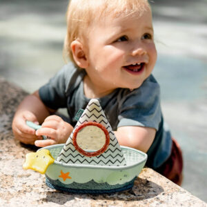 Игрушка для ванны FEHN лодка и пальчиковая игрушка Крокодил 10