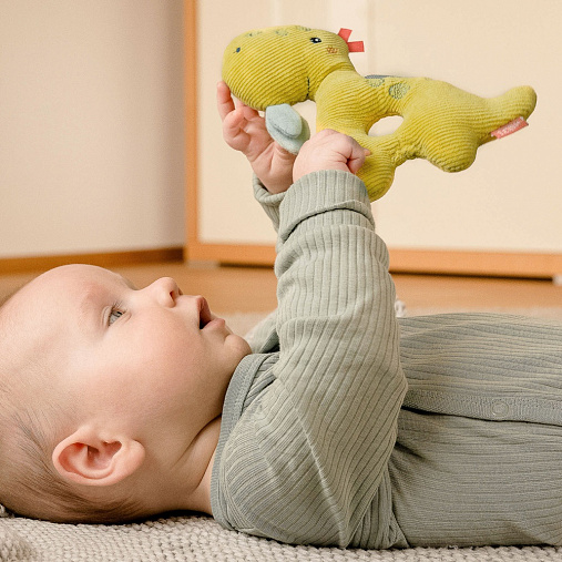 Мягкая погремушка-кольцо FEHN Динозавр 3