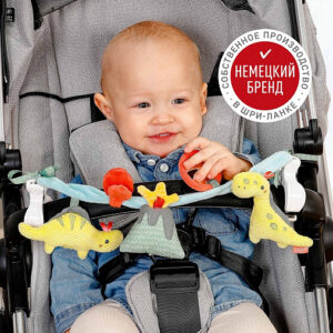 Погремушка-растяжка на коляску/кроватку FEHN Динозавр 12