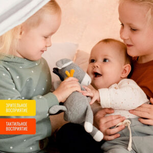 Мягкая игрушка FEHN Ослик 7