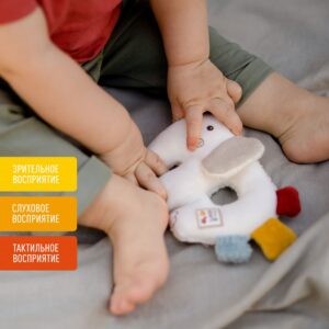 Мягкая погремушка-кольцо FEHN Слоник 8