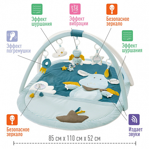 Развивающий коврик FEHN Маленький замок 3