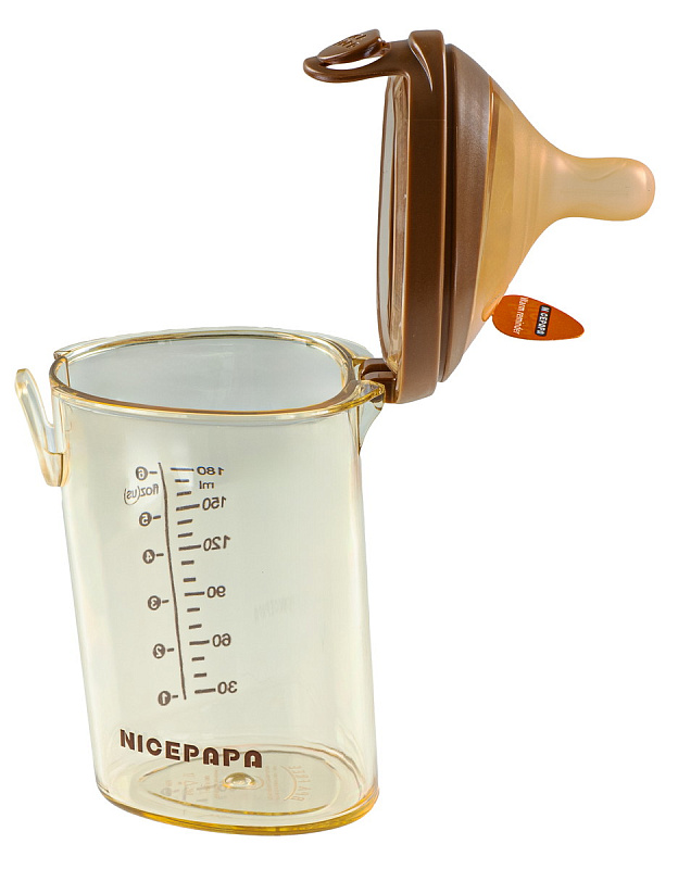 Бутылочка NICE PAPA антиколики/широкое горло 180 мл/ соска 0-3 мес 2