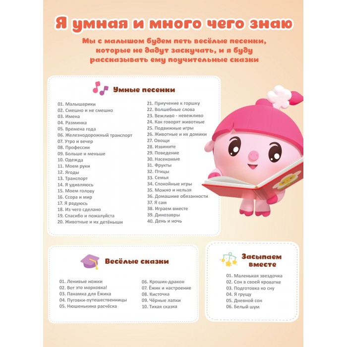 Интерактивная музыкальная игрушка alilo Малышарики. Модель Нюшенька R1. 7