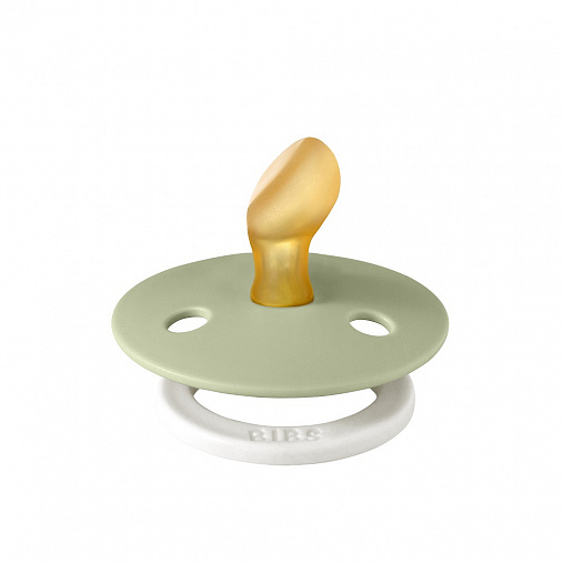 Пустышка латексная ночная BIBS Colour Glow Latex Anatomical-Sage 0+ мес. 3