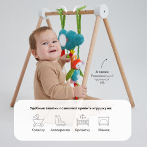 Развивающая подвесная игрушка Happy Baby ОБЛАКО С ПЧЁЛКОЙ 18