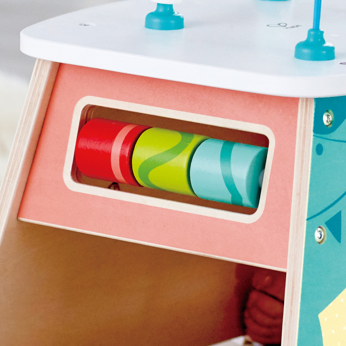 Развивающий куб Hape "Цирк" лабиринт, счеты, подсветка 8