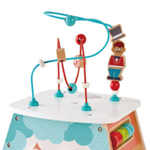 Развивающий куб Hape "Цирк" лабиринт, счеты, подсветка 17