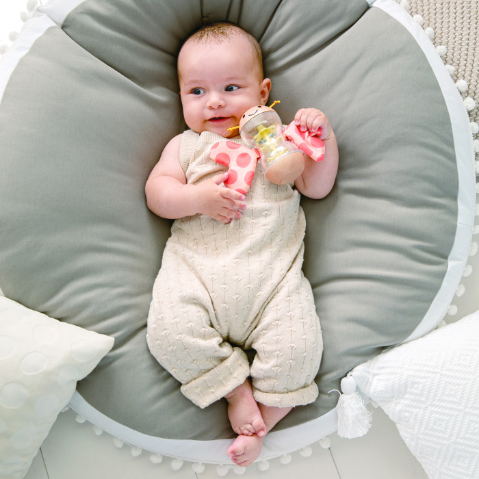 Игрушка Hape неваляшка Бисерный дождь "Бабочка" 3