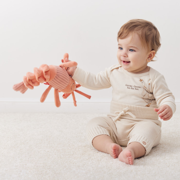 Подвесная игрушка-растяжка с вибрацией Happy Baby Креветка 10