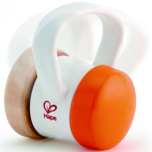 Игрушка Hape 2 в 1 погремушка и каталка "Роллер" 7