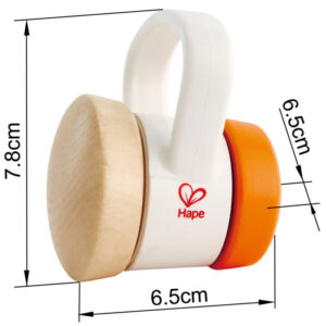 Игрушка Hape 2 в 1 погремушка и каталка "Роллер" 11