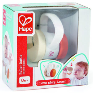 Игрушка Hape 2 в 1 погремушка и каталка "Роллер" 12