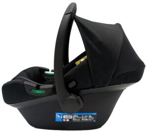 Автолюлька группы 0+ Sweet Baby Elegante Stella Black (с адаптером) 4