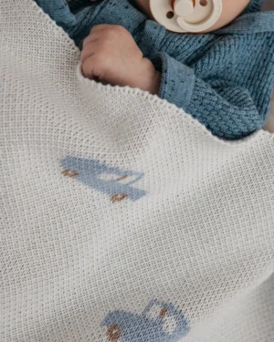 Плед детский Loomknits (80*120) кремовый 7