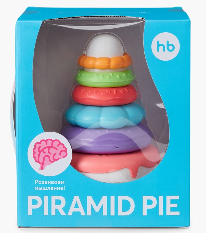 Игрушка-пирамидка Happy baby PYRAMID PIE 5
