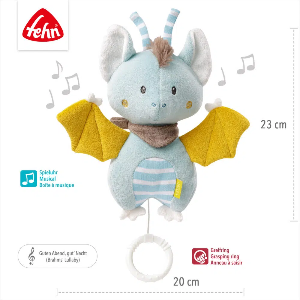 Музыкальная игрушка-подвеска FEHN Летучая мышь 3