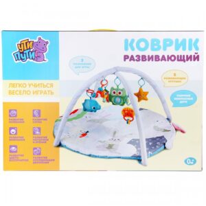 Развивающий коврик ALIS "Зайка" игрушки 9
