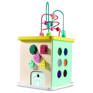 Развивающий куб Hape лабиринт, головоломки 9