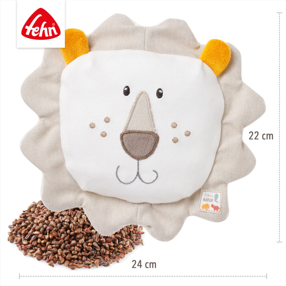 93837043-1000x1000 Игрушка-грелка FEHN с виноградными косточками Лев 3