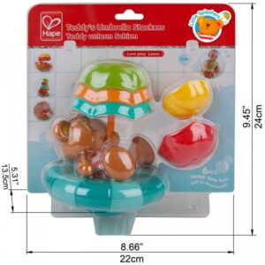 Игрушка для купания Hape "Мишка с зонтами" 10