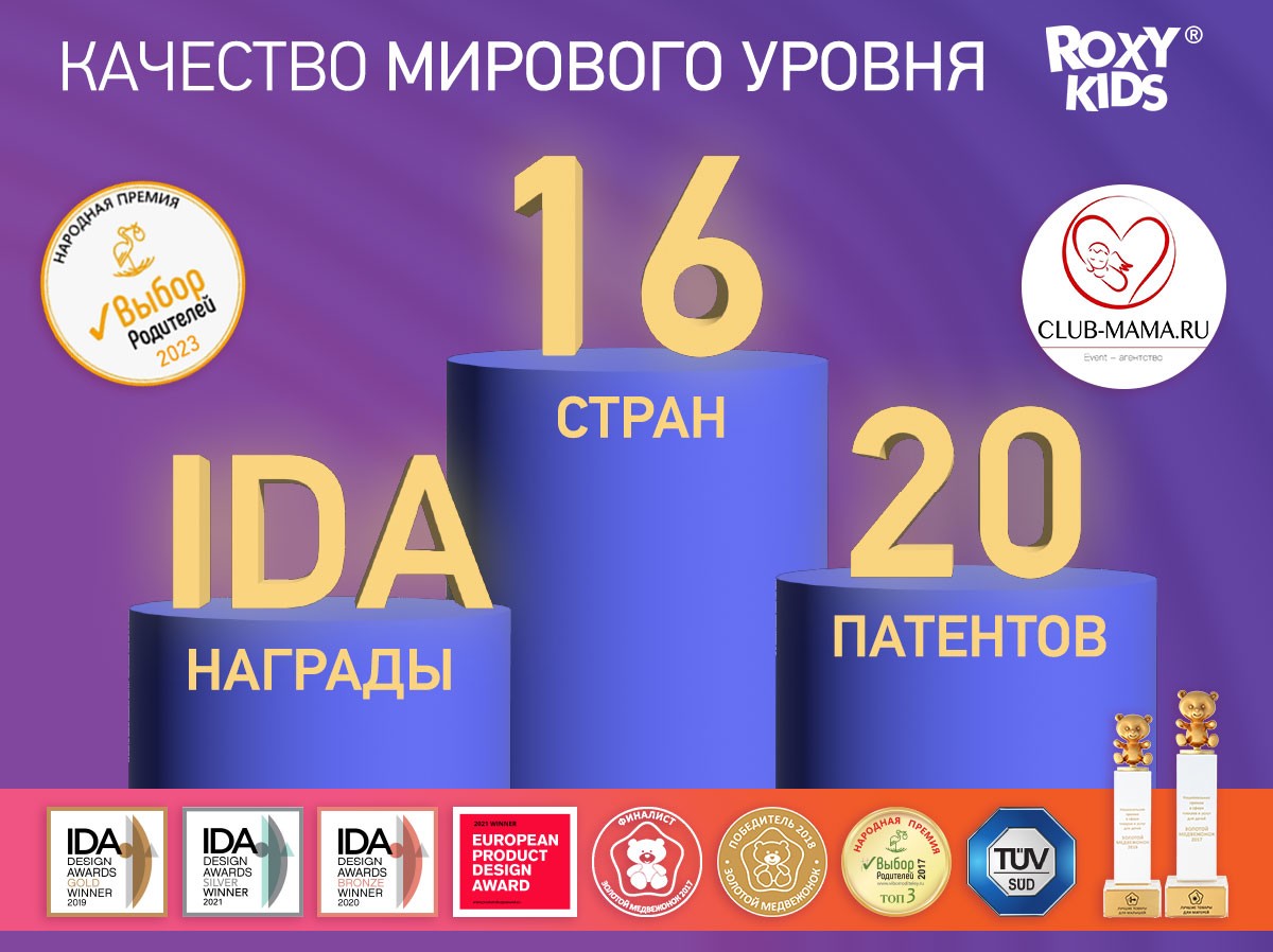 Набор 3 в 1 Roxy Kids две расчески-щеточки деревянные c мягкой щетиной и гребень 12