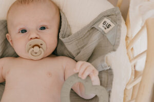 Пустышка латексная BIBS Colour Latex Anatomical Vanilla 0+ мес. 5