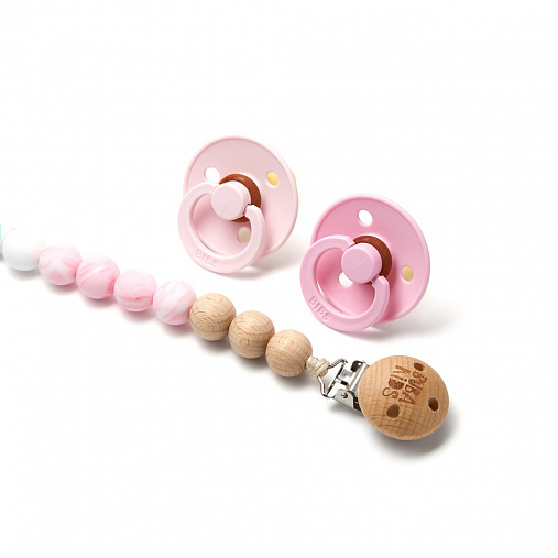 Держатель для пустышки BIBS силиконовый Candy 2