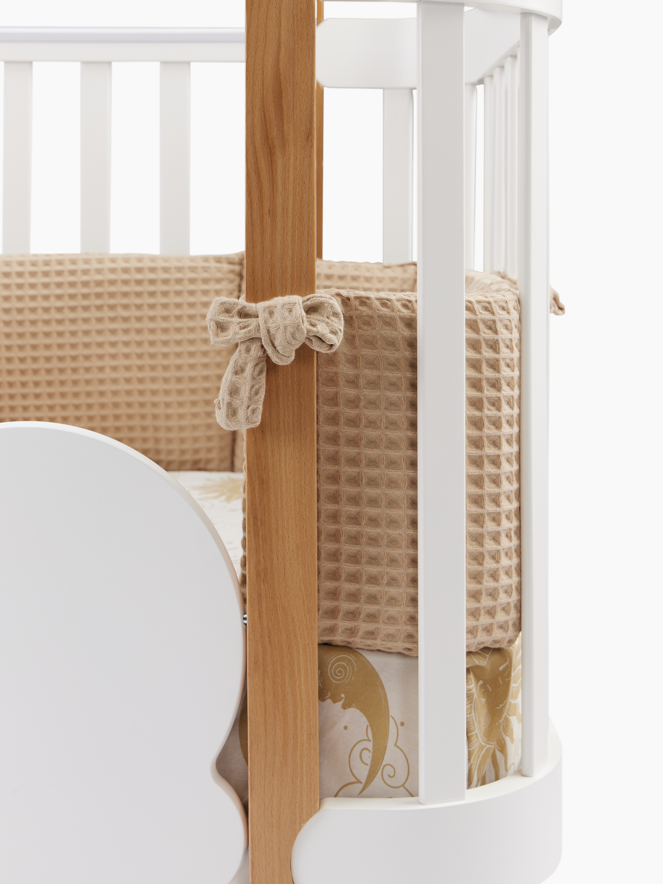 Бортик в кроватку Happy Baby 165х26 вафля 5