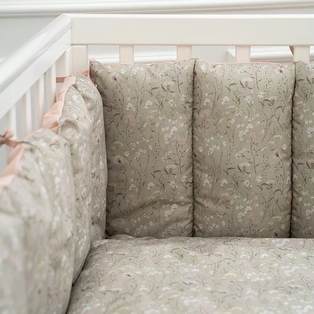 К-т 6пр.для прямоугольной кроватки "Lappetti Garden" 8