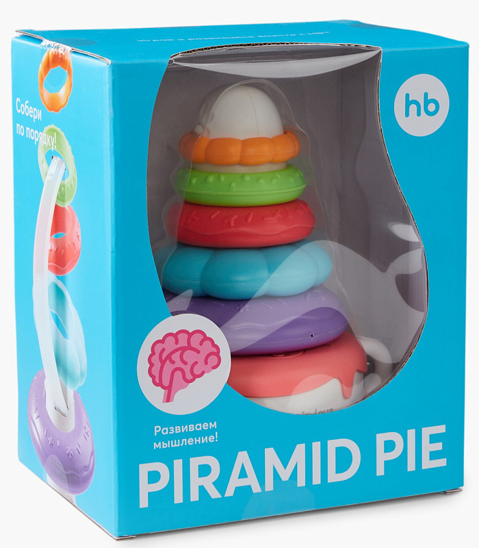 Игрушка-пирамидка Happy baby PYRAMID PIE 3