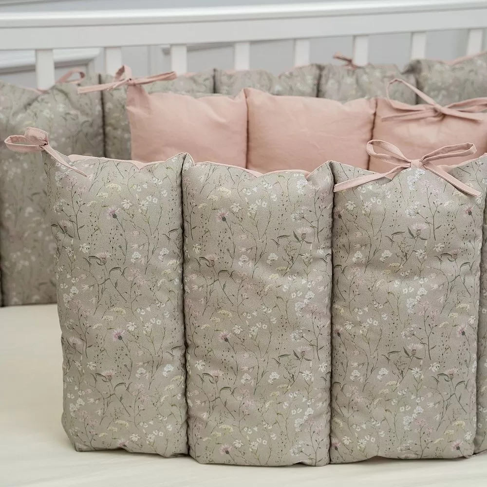 К-т 6пр.для прямоугольной кроватки "Lappetti Garden" 24