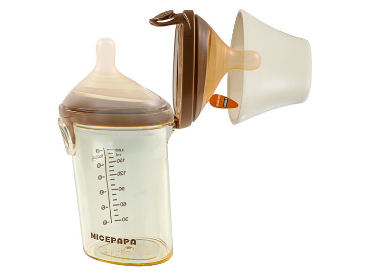 Бутылочка NICE PAPA антиколики/широкое горло 180 мл/ соска 0-3 мес 7