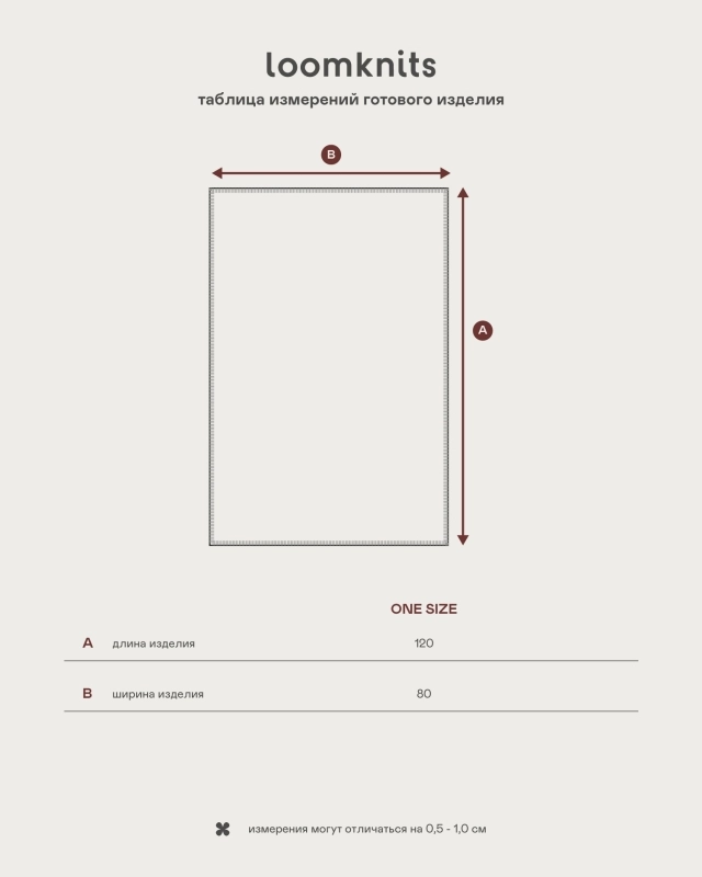 Плед детский Loomknits Пудровый цветы 4