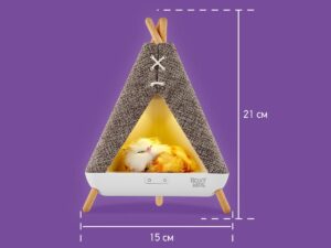 Ночник Roxy Kids Вигвам с котёнком 24