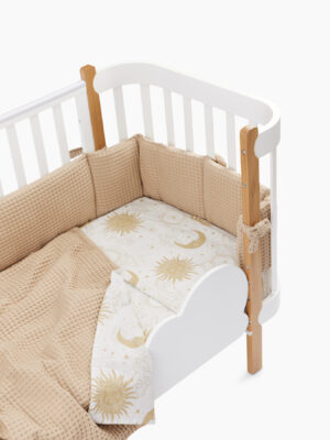 Бортик в кроватку Happy Baby 165х26 вафля 19