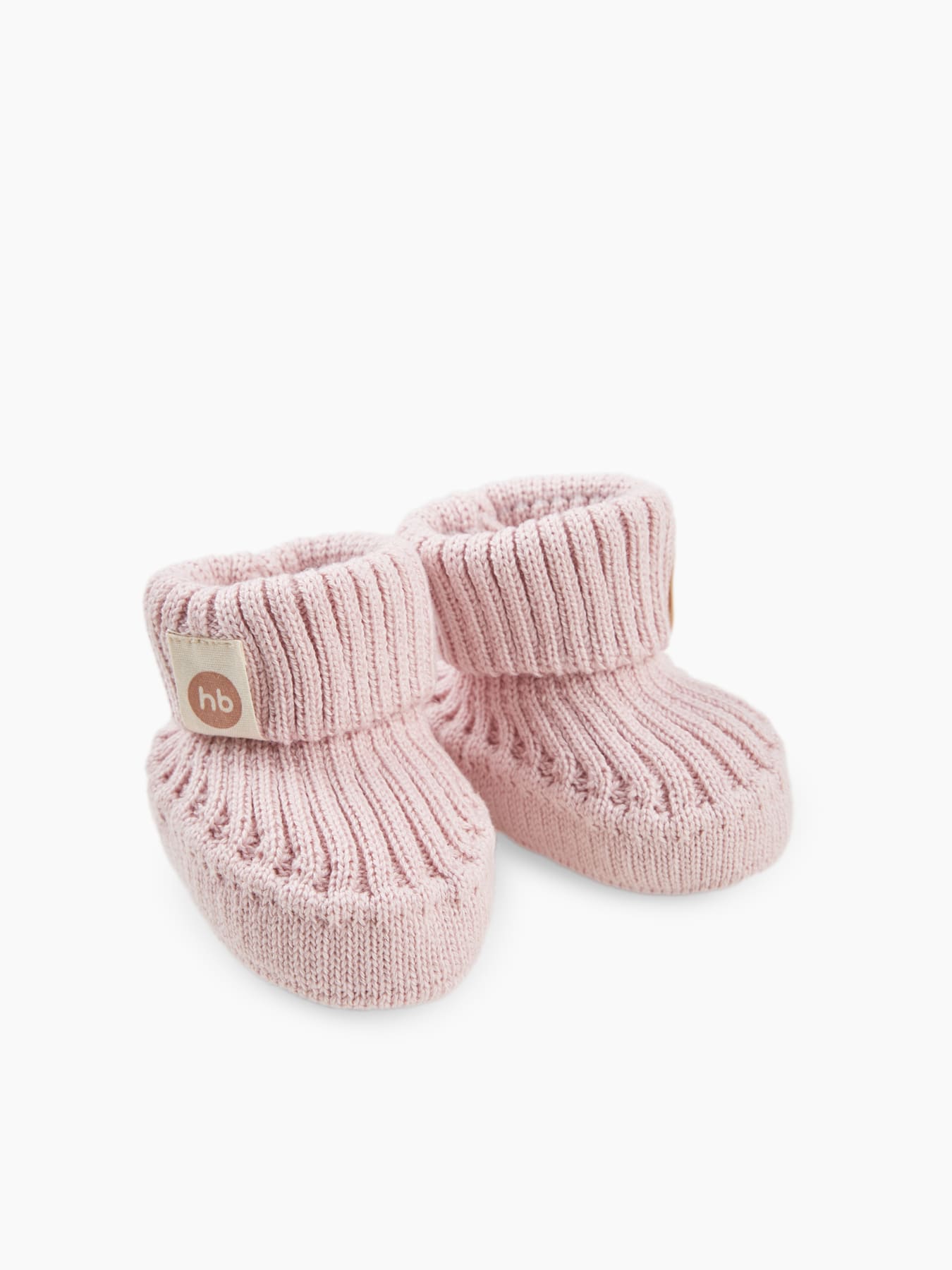 пинетки вязаные розовые