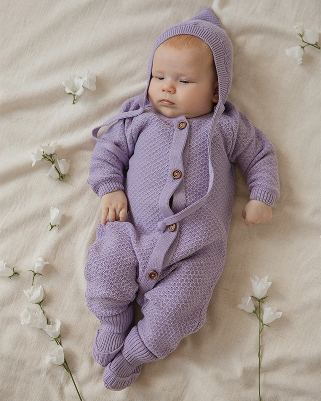 Комбинезон детский Loomknits (Лиловый) 4