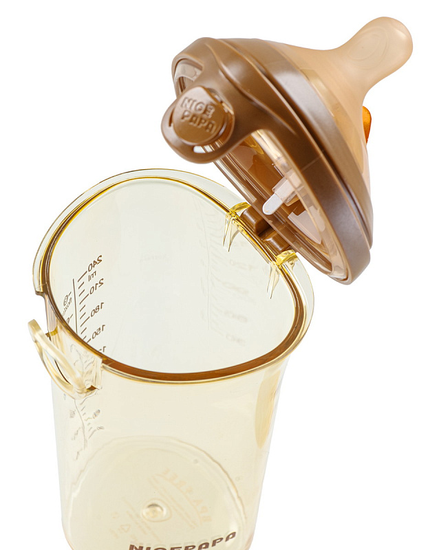 Бутылочка NICE PAPA антиколики/широкое горло 240 мл/соска 3-7 мес 8