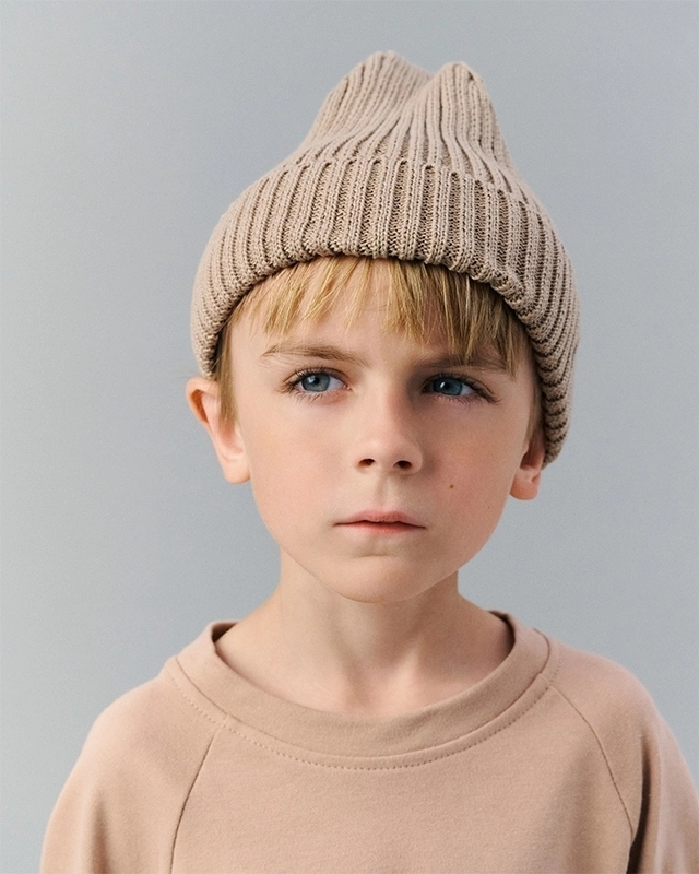 Шапка детская Loomknits Какао 2