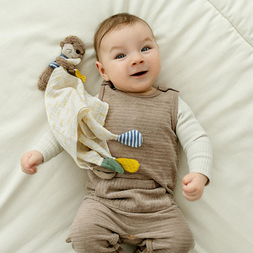 Игрушка-комфортер из муслина FEHN Выдра Тео 3