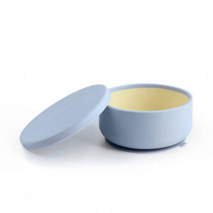 1 (13) Силиконовая миска на присоске с крышкой Edda, Небо 6