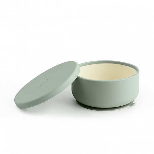 Секционная тарелка на присоске Edda, Шалфей 1