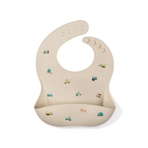 1 (8) Силиконовый нагрудник Edda, Машинки 8