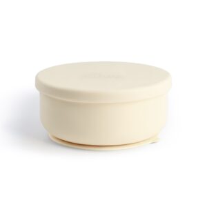 Силиконовая миска на присоске с крышкой Edda, Пломбир 8