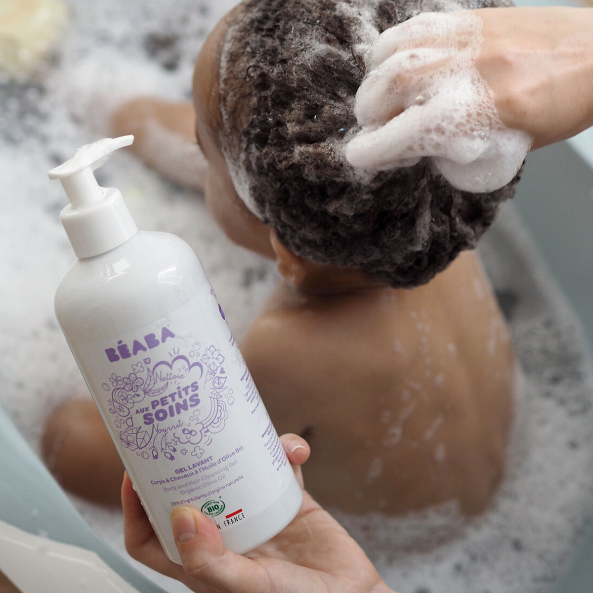 Органический очищающий гель для тела и волос Beaba,500 мл. 2