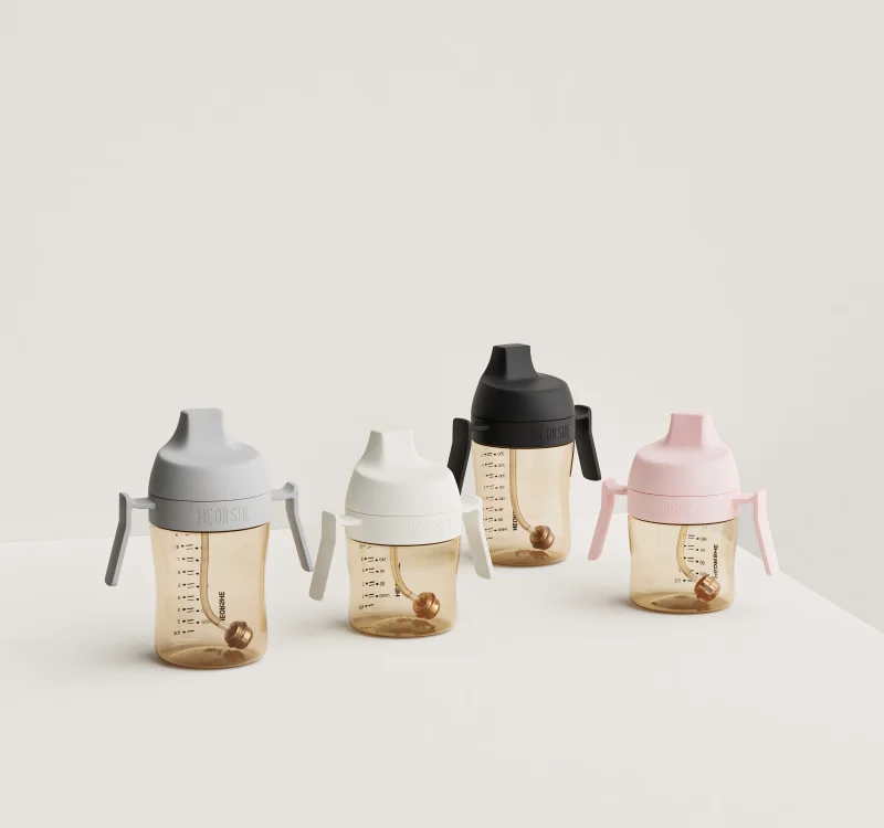 Поильник из силикона и пластика HEORSHE 210 мл 3