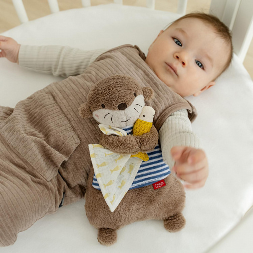 Игрушка-грелка FEHN с вишнёвыми косточками Выдра Тео 2